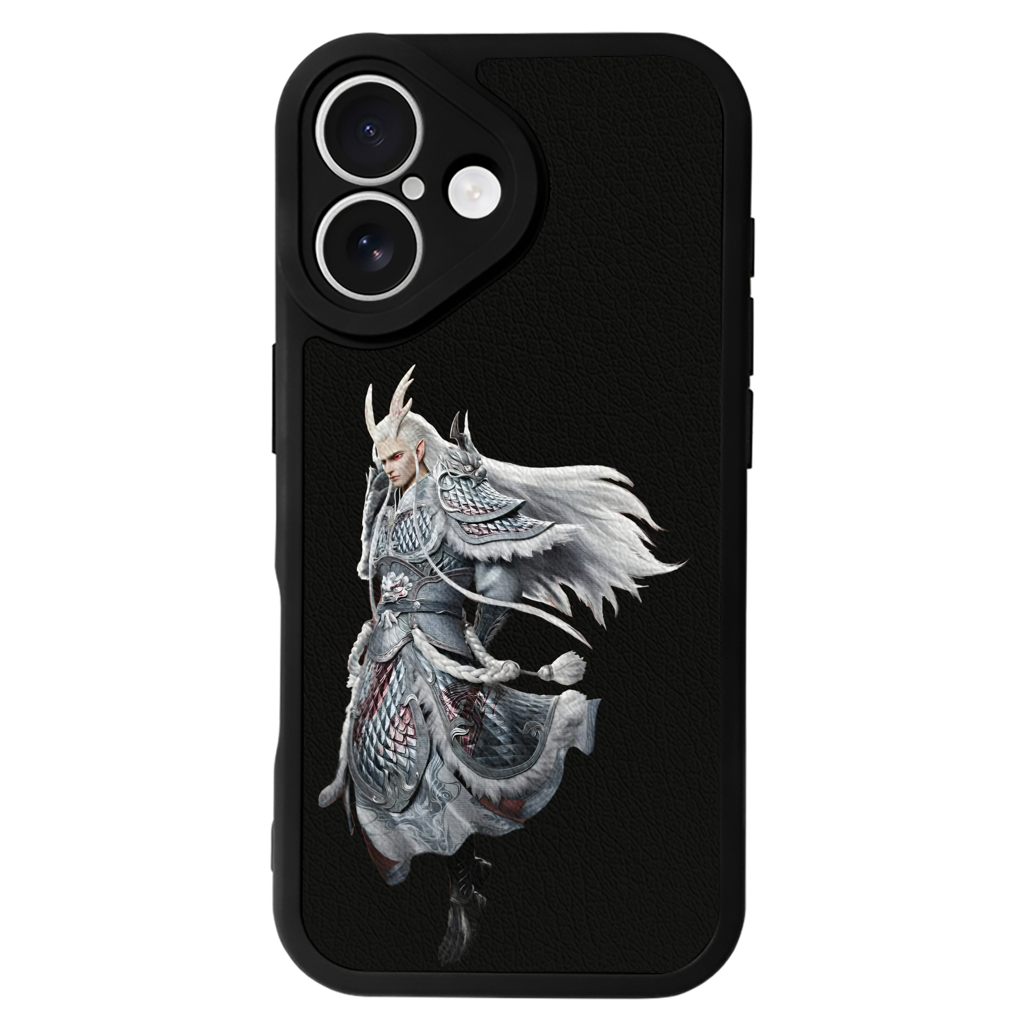 （画像用） Ne Zha 2 ナタ 魔童の大暴れ 【iPhone 16シリーズ対応】シリコンスマホケース（レザー調） 材質：シリコン